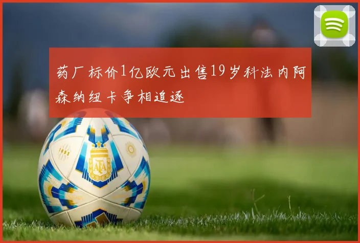 药厂标价1亿欧元出售19岁科法内阿森纳纽卡争相追逐